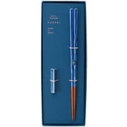 KURABI クラビ 箸 食洗機対応 23cm 箸置き セット 瑠璃 ギフトセット 日本製 029498