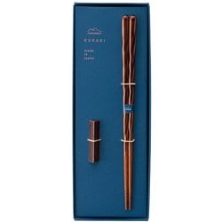 KURABI クラビ 箸 食洗機対応 23cm 箸置き セット 飴 ギフトセット 日本製 029504