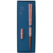KURABI クラビ 箸 食洗機対応 23cm 箸置き セット 茜 ギフトセット 日本製 029511