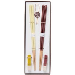 Haze ヘイズ 箸 食洗機対応 18cm 箸置き セット YE × PL ギフトセット 日本製 029412