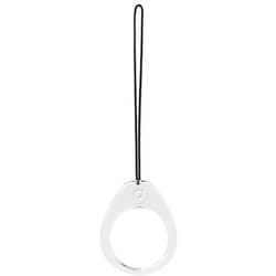 41-951439 [iFace Look in Clear Hard strap リングストラップ ホワイト]
