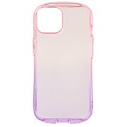 41-951873 [iPhone 14用 iFace Look in Clear Lollyケース ピーチ・ヴァイオレット]
