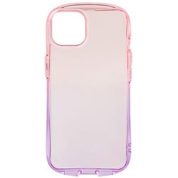 41-951965 [iPhone 13用 iFace Look in Clear Lollyケース ピーチ・ヴァイオレット]