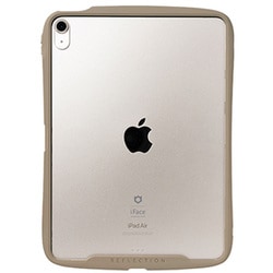iPad Air 10.9インチ（第5/4世代）用 iFace Reflection ポリカーボネートクリアケース ベージュ 41-952191