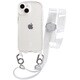 41-952870 [iPhone 14用 iFace Hang and クリアケース/ショルダーストラップセット クリア]