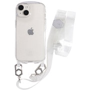 41-952887 [iPhone 14用 iFace Hang and クリアケース/ショルダーストラップセット クリア・ラメ]