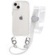 41-952931 [iPhone 13用 iFace Hang and クリアケース/ショルダーストラップセット クリア]