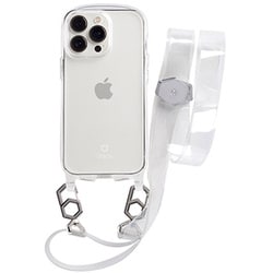 41-952955 [iPhone 13 Pro用 iFace Hang and クリアケース/ショルダーストラップセット クリア]