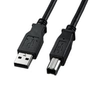USB2.0ケーブル USB A オス-USB B オス 2m ブラック KU20-2BKK2