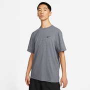 Dri-FIT UVハイバース S/Sフィットネストップ DV9840 451 オブシディアン/ヘザー/ブラック Sサイズ [フィットネス 半袖シャツ メンズ]