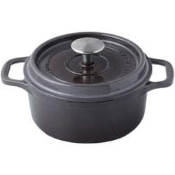 INVICTA キャセロール 22cm ラウンド IH対応 両手鍋 トープ PUV402227