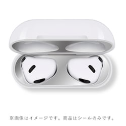 AirPods（第3世代）用 ダストカバー 2セット入 シルバー FS-DCAP02-SV