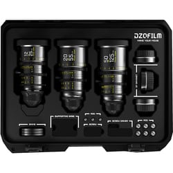 DZO-7220001B/2B/4B-Kit [Pictor Zoom 3個レンズキット 12-25mm/20-55mm/50-125mm T2.8 ブラック（保護ケース付き）]