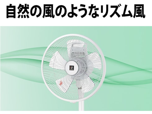 シャープ 扇風機 リズム風 プラズマクラスター7000 PJ-R3AS-W PJ-R3AS：サーキュレーター・扇風機：シャープ