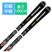 スキー板「オガサカスキー KS-EV/BK 11001159160 160cm」+プレート「チロリア Multiflex Pro Base/WT」+ビンディング「チロリア PRD11 GW」セット [23-24 モデル 初級・中級]