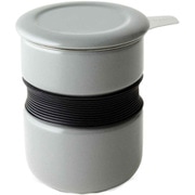 383 [マグカップ 354ml カーヴアジアンスタイル 陶器 グレー]