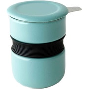 383 [マグカップ 354ml カーヴアジアンスタイル 陶器 ターコイズ]