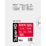 ゴミ袋 120L 120×100cm 厚さ0.025mm 10枚入 半透明 GH123 GH123