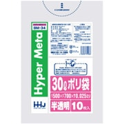 ゴミ袋 30L 70×50cm 厚さ0.025mm 10枚入 半透明 BM34 メタロセン配合 BM34