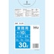 ゴミ袋 30L 70×50cm 厚さ0.04mm 10枚入 透明 GL38 GL38