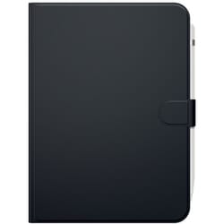 iPad 10.9インチ（A16/第10世代）用フリーアングルマットレザーケース ブラック BSIPD22109CLFBK