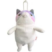 MONE-0088R もちシリーズ ぬいぐるみ mini レインボー もちねこ [キャラクターグッズ]