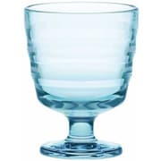 グラス 240ml 脚付き ルラック ガラス アクアブルー P-53201AQ-JAN