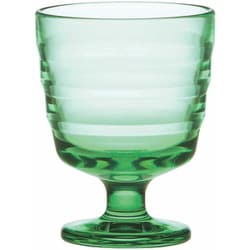 グラス 240ml 脚付き ルラック ガラス リーフグリーン P-53201GG-JAN