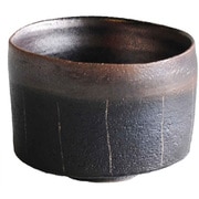 抹茶碗 250ml いっぷく碗 金彩十草 陶器 黒 M1121