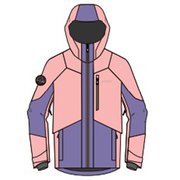タイムスペースジャケット Time Space Jacket JP PSM23OT32 PH8201 PINK1 XXSサイズ [スキーウェア ジャケット ユニセックス]
