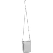 ネックストラップファン USB充電式 3段階風量調節 グレー GH-FANSIE-GY