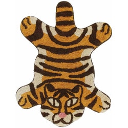 玄関マット 室内用 約55×70cm リラックZOO トラ 14222873189