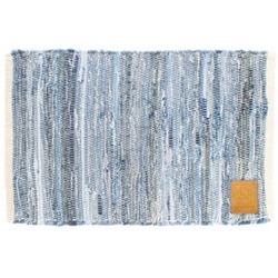 玄関マット 室内用 40×60cm リユースデニム デニムチンディシリーズ 14216875000