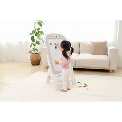 【美品】ifam スタンド式お絵かきボード ホワイト 美品⭐︎ifam ホワイトボードイーゼル アイファム お絵かき