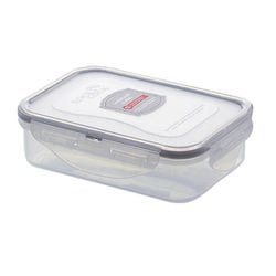 ロック＆ロック クラシック 保存容器 360ml 長方形 グレー HPL810G