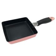 ちびパン ミニ IH ガス火 オール熱源対応 カリーノ 玉子焼き器 エッグパン 13×14cm ピンク NQ-0099