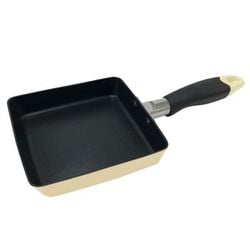 ちびパン ミニ IH ガス火 オール熱源対応 カリーノ 玉子焼き器 エッグパン 13×14cm クリーム NQ-0104