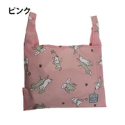 3301-09 ピンク [mama fiore（マーマ フィオーレ） コンパクト収納 くり手型 エコバッグ ネコ柄]