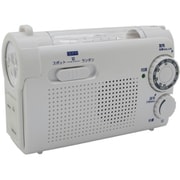 KDR-108W [手回し充電ラジオ パールホワイト/ホワイト]
