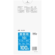 ゴミ袋 100L 100×100cm 厚さ0.05mm 10枚入 透明 GL103 GL103