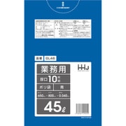 ゴミ袋 45L 80×65cm 厚さ0.04mm 10枚入 青 GL46 GL46
