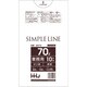 ゴミ袋 70L 90×80cm 厚さ0.035mm 10枚入 透明 GM73 メタロセン配合 GM73