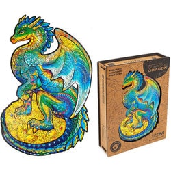 NEWモデル ヨドバシ.com 木製フィギュアパズル UNIDRAGON ユニドラゴン - ジグソーパズル