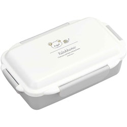 ランチボックス 1段 500ml 抗菌 Ag リラックマ 電子レンジ対応 食洗機対応 4点ロック ホワイト 幅18.7×奥行11.9×高さ6.3cm 日本製 PCD-500