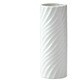花瓶 モノトーンフラワーベース 陶器 直径6×高さ16cm ホワイト 003-C-W
