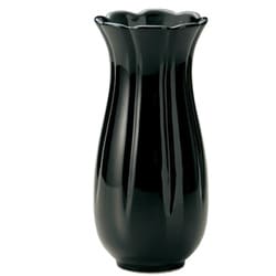 花瓶 モノトーンフラワーベース 陶器 直径7×高さ14cm ブラック 006-C-BK