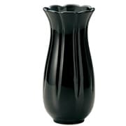 花瓶 モノトーンフラワーベース 陶器 直径7×高さ14cm ブラック 006-C-BK