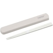 HS-16 [お箸 引きフタ箸箱セット コンフォータブル 19.5cm グレー]