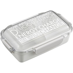弁当箱 1段 500ml ホワイト エナジーチャージ 食洗機対応 レンジ対応 PCD-500