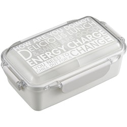 弁当箱 1段 650ml ホワイト エナジーチャージ 食洗機対応 レンジ対応 PCD-650